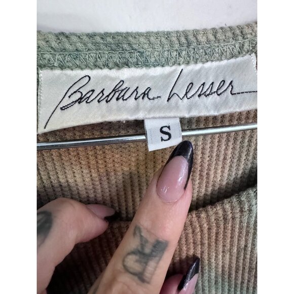 Vintage Babara Lesser tie dye maxi‎ dress size S fairy grunge whimsygoth crinkle - Picture 6 of 6